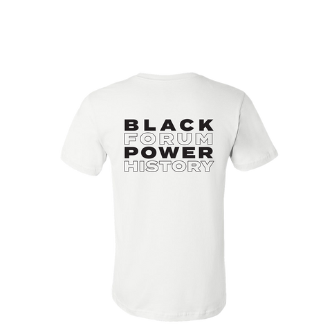 Black History Month White T-Shirt
